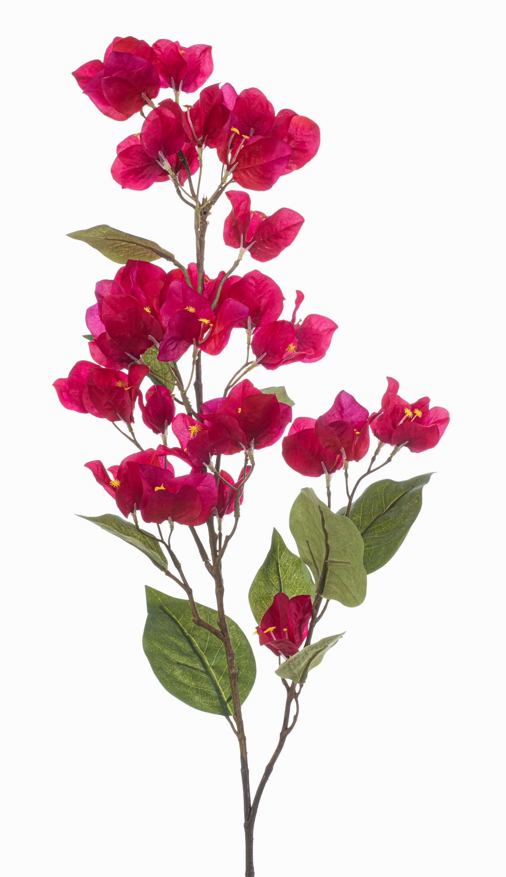 Kunstzweig Deko Zweig Bougainvillea ZARNIL mit Blüten, pink, 85cm Bougainvillea, artplants, Höhe 85.0 cm