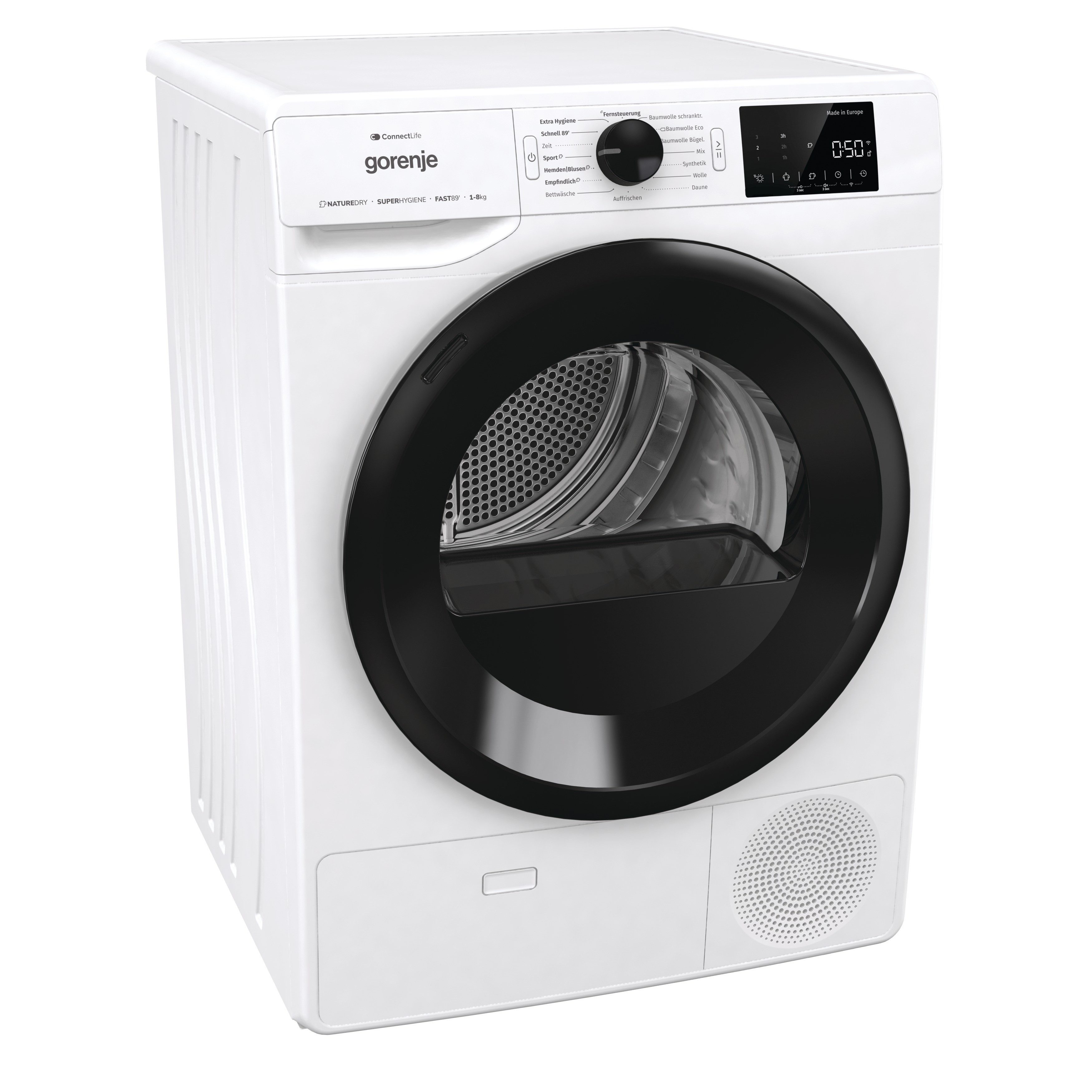 GORENJE Wärmepumpentrockner DPNE 82/GN, NatureDry - schonendes Trocknen