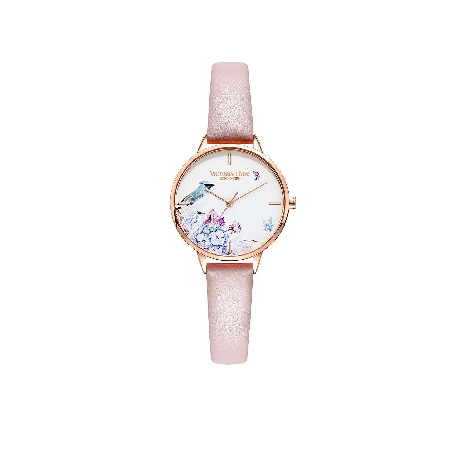 Victoria Hyde Quarzuhr Victoria Hyde Green Park Flower Damen Lederarmband, günstig online kaufen