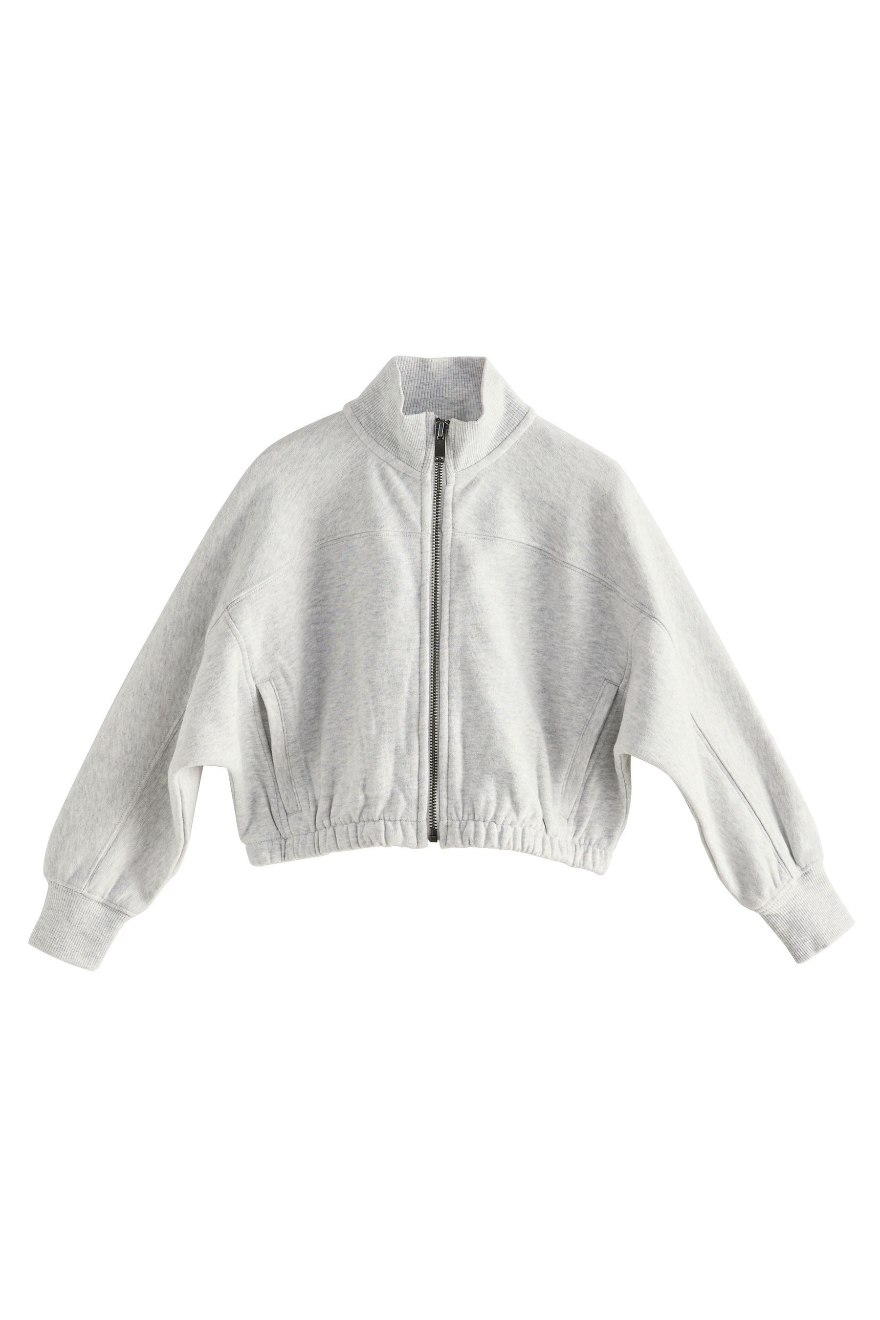 Next Kapuzenpullover Sweatshirtjacke mit Reißverschluss (1-tlg)