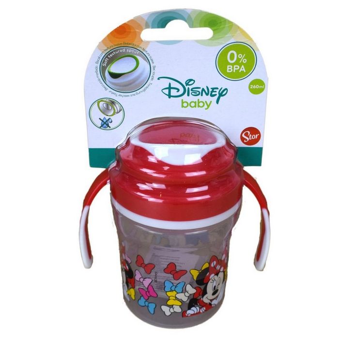 Stor Trinklernbecher Disney Baby Minnie Maus Trinklernbecher 260ml BPA Free