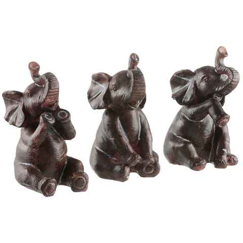 pajoma® Tierfigur Elefanten (Set, 3 St)