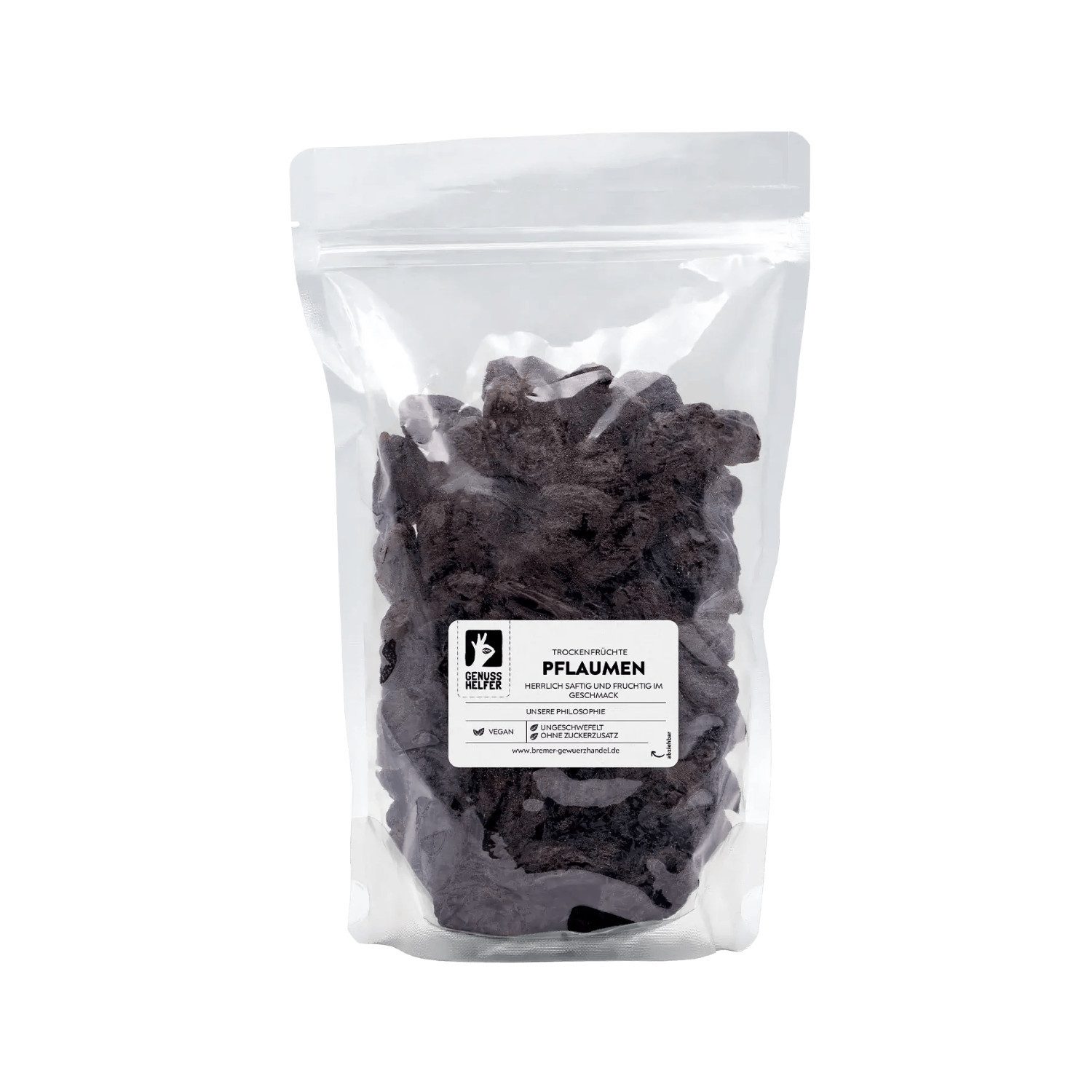 Bremer Gewürzhandel Trockenfrüchte Pflaumen, getrocknet, Großpackung, 1000 g