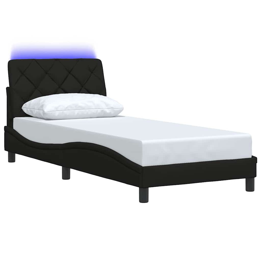 vidaXL Bett Bettgestell mit LED ohne günstig online kaufen