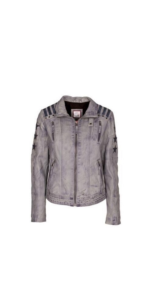 Lederjackenstore Lederjacke • super weiches Lammleder • mit Nieten und aufg günstig online kaufen