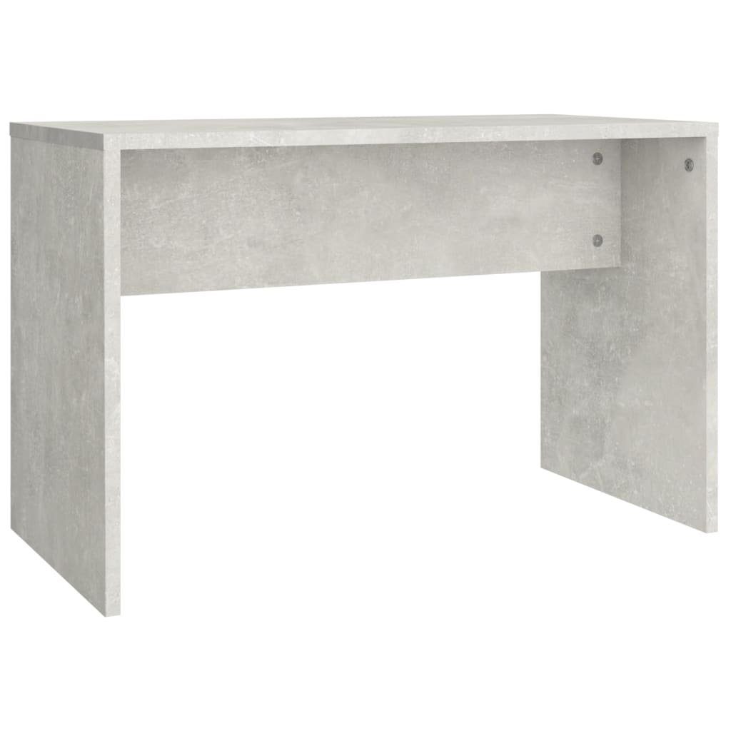 vidaXL Fußhocker NA Schminkhocker Betongrau 70x35x45 cm Spanplatte