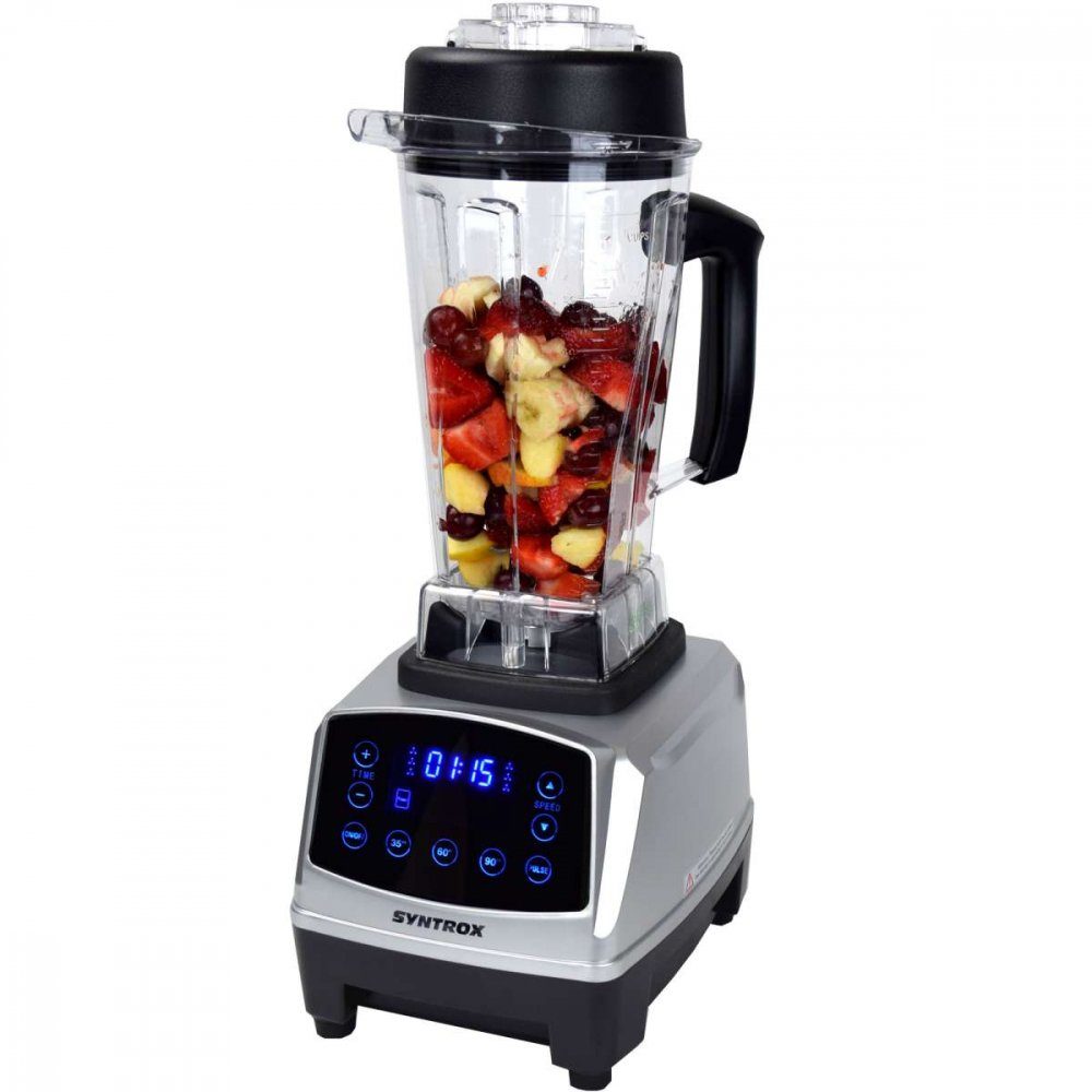 Syntrox Standmixer Küchenmixer Standmixer Digital 1500 Watt, 40000 U/Min, 2 Liter