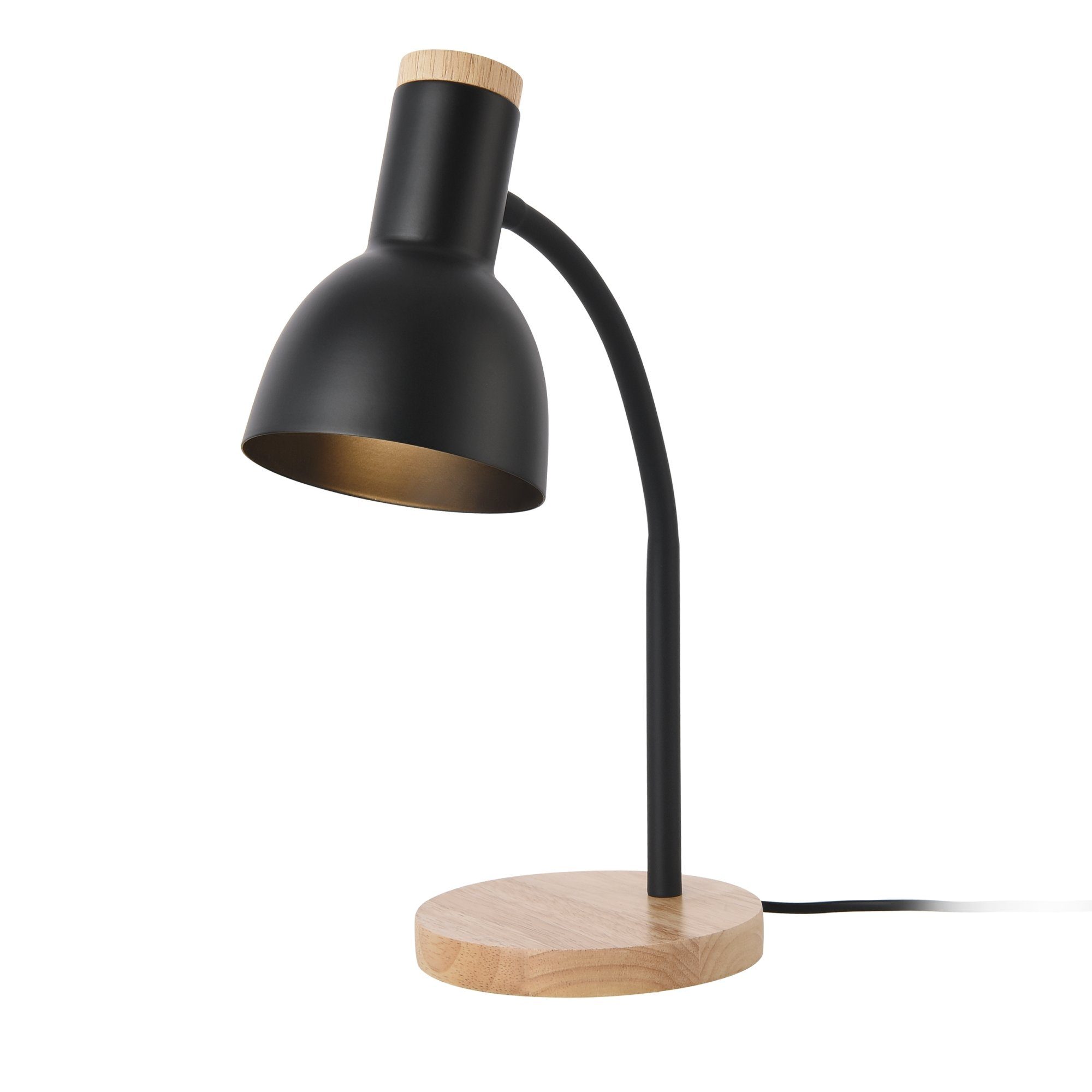 lux.pro Schreibtischlampe, ohne Leuchtmittel, »Woodley« schwenkbar günstig online kaufen