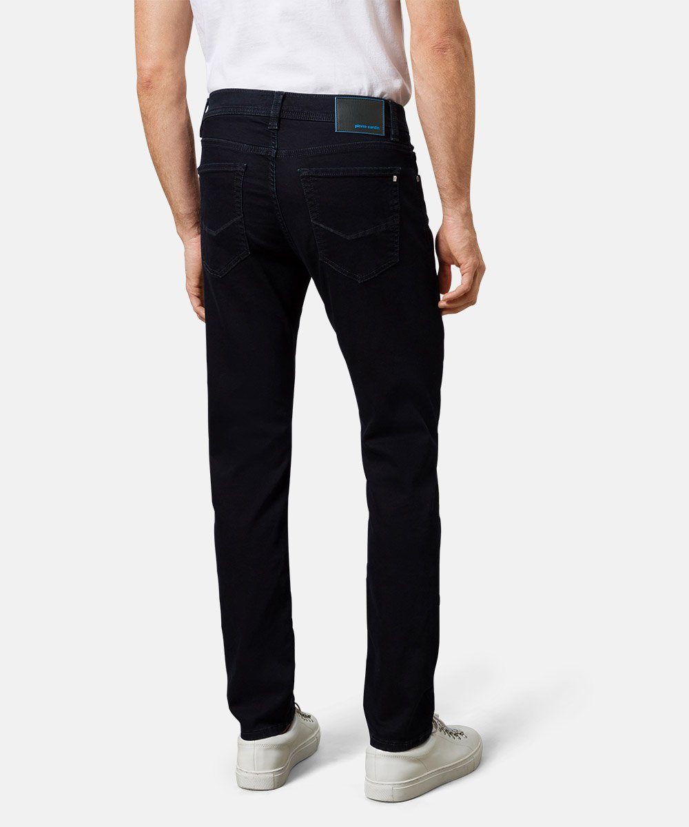 Cardin Lyon blue/black Tapered Pierre 5-Pocket-Jeans used