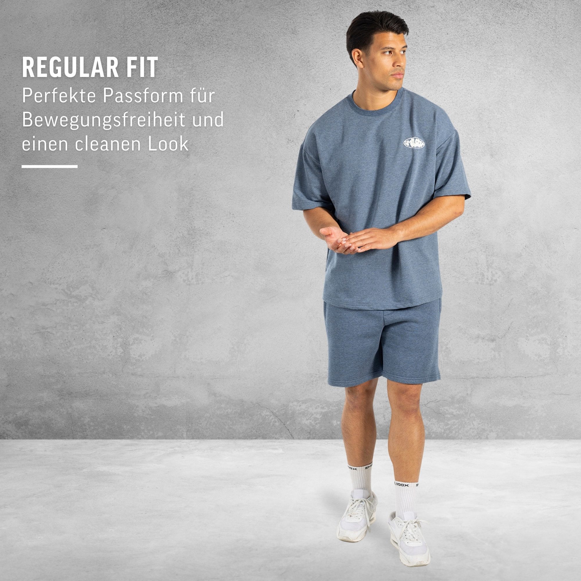 Smilodox Shorts Rion, Regular Fit Sportshorts, Reißverschlusstaschen, elastischer Bund Workout Trainingshose, Kordelzug, Gym Freizeit Streetstyle