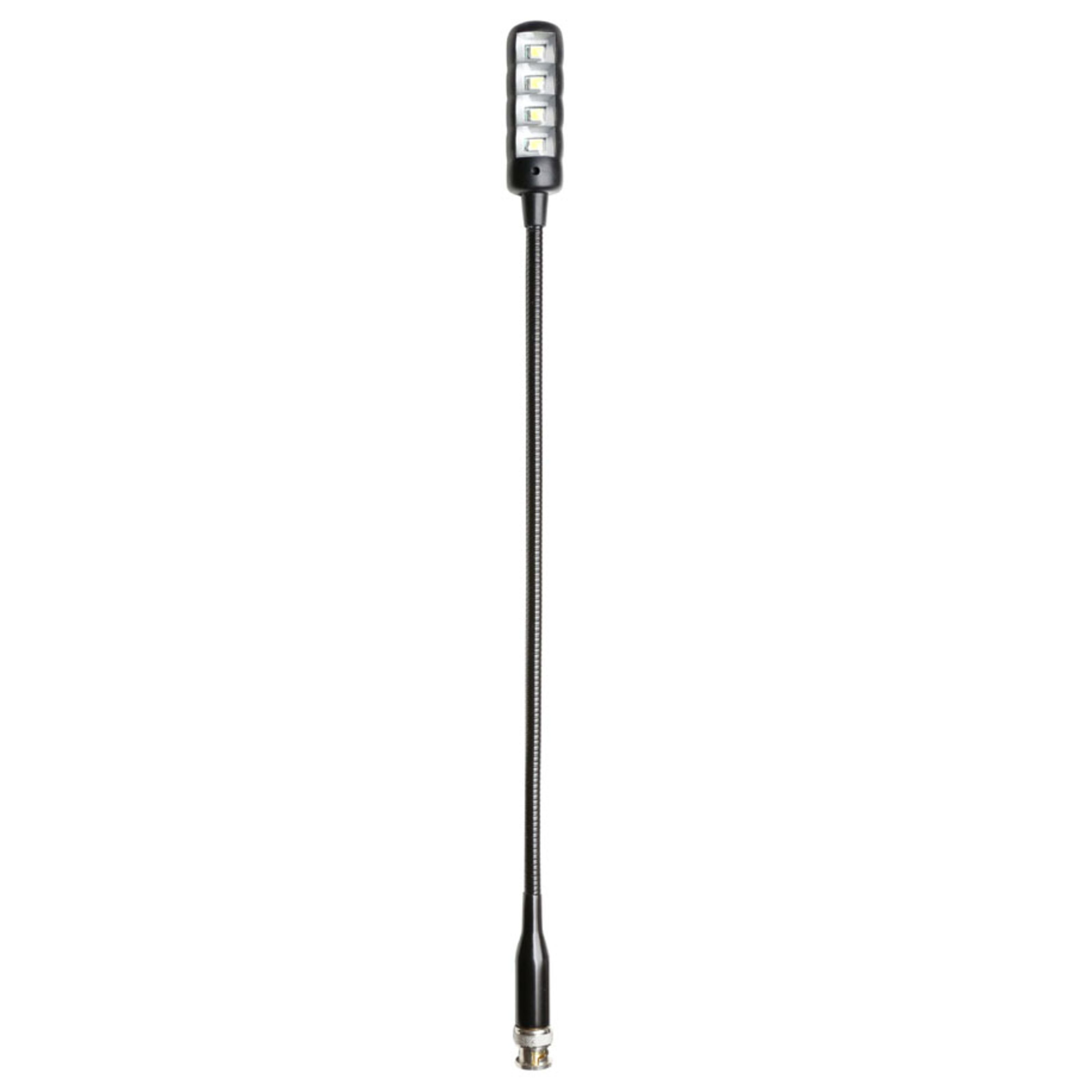 Adam Hall Klemmleuchte, SLED 1 ULTRA BNC mit 4 COB LED Schwanenhalsleuchte -