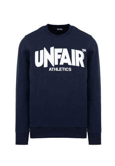 Unfair Athletics Sweatshirt Unfair Athletics Herren Sweatshirt CLASSIC LABEL CREWNECK UNFR18-073 Dunkelblau Navy