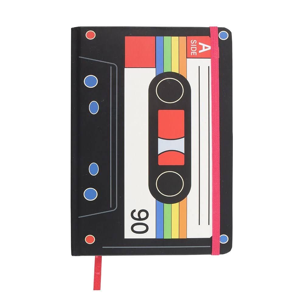 Something Different Notizbuch Retro Notizbuch 80s Cassette vintage Geschenkidee A5, Notizbuch retro