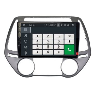 TAFFIO Für Kia i20 12-14 9"Touchscreen Android Autoradio CarPlay AndroidAuto Einbau-Navigationsgerät