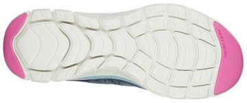 Skechers FLEX APPEAL 4.0 - BRILLIANT VIEW Sneaker für Maschinenwäsche geeignet, Freizeitschuh, Halbschuh, Schnürschuh