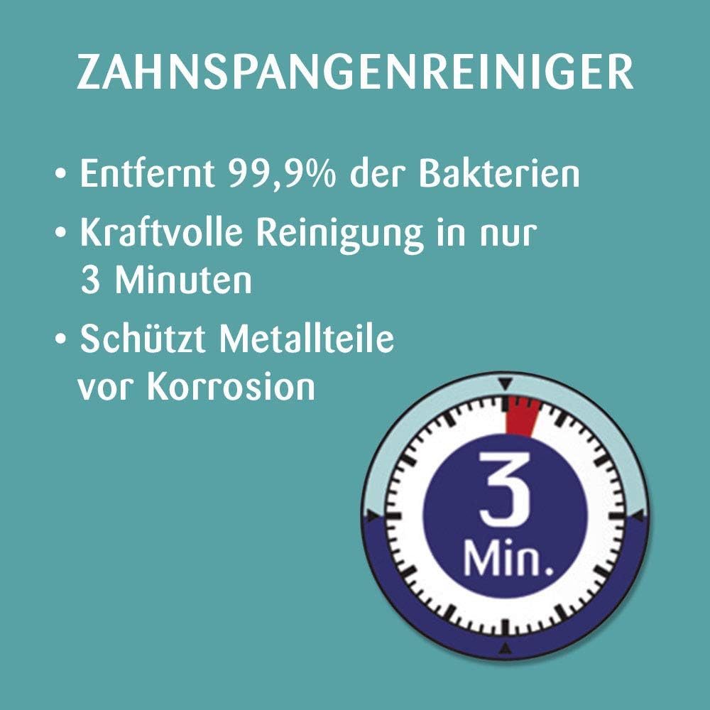Kukident Kukis Zahnspangenreiniger Reinigungstabletten (60-St. Entfernt 99,9% der Bakterien - mit Eukalyptus- & Mentholfrische)