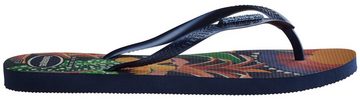 Havaianas SLIM TROPICAL Zehentrenner, Sommerschuh, Schlappen, Poolsildes mit sommerlichem Tropenprint