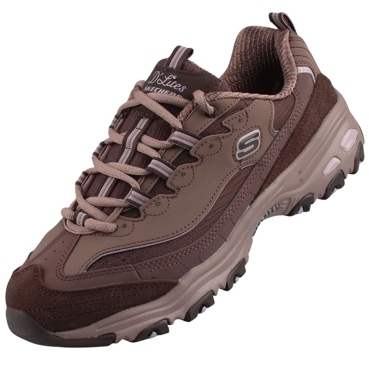 Skechers 150872-CHOC Sneaker Damen-Halbschuh mit Air-Cooled Memory Foam