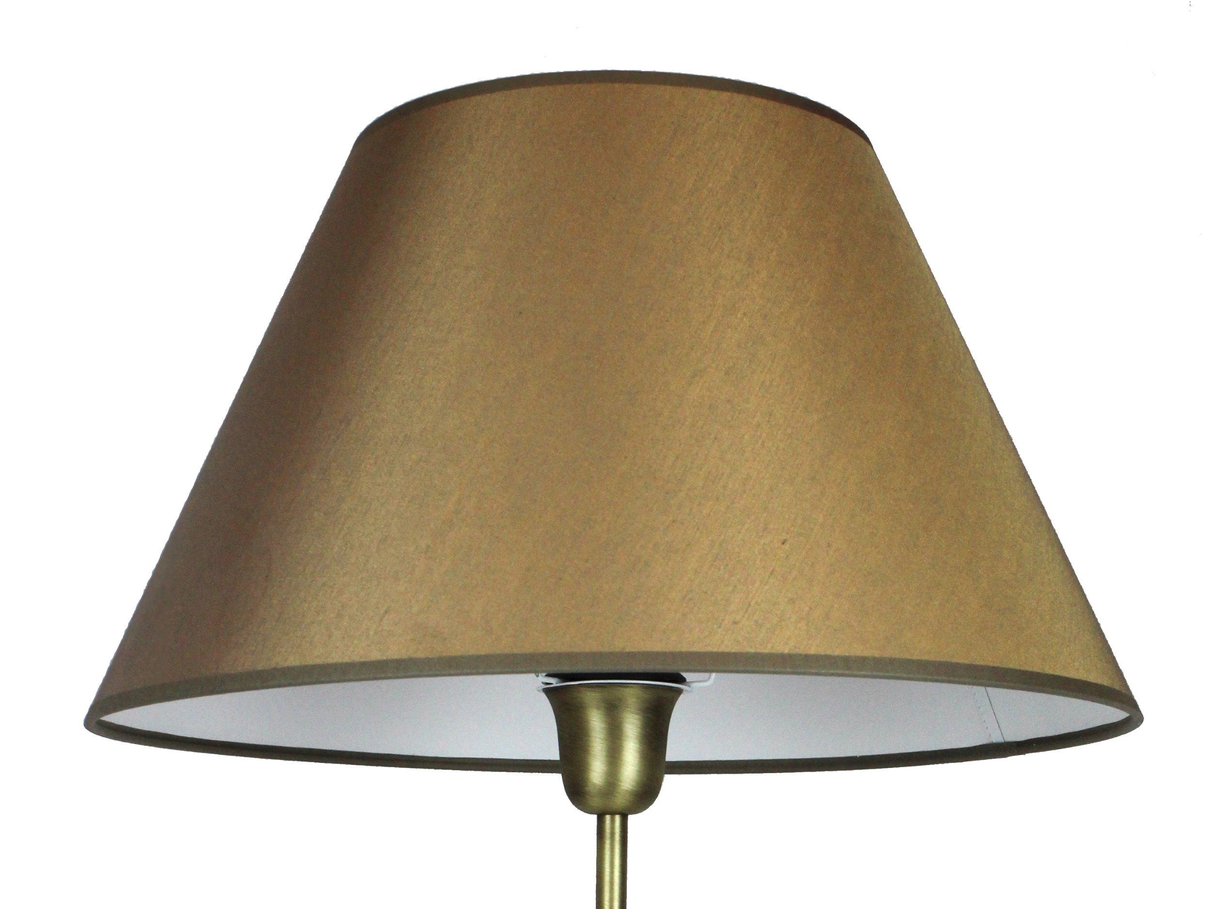 Signature Home Collection Lampenschirm, Handgefertigter Lampenschirm in Stoff gold