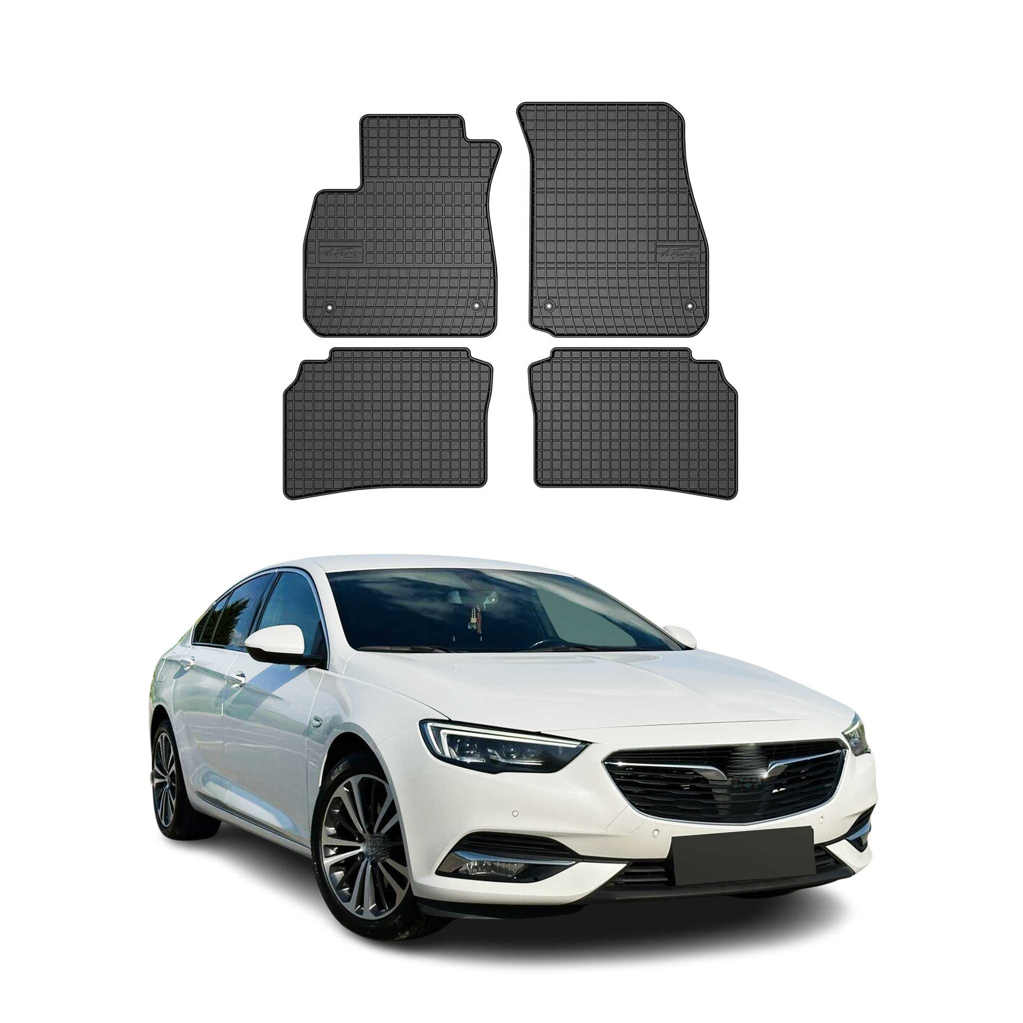 OMAC Auto-Fußmatten für Opel Insignia B 2017-2025 Gummimatten Schwarz 4 tlg (4 St), für Opel Insignia B 2017-2025 Opel Insignia B 2017-2025, Antirutsch,Wasserfest,Einfache Installation