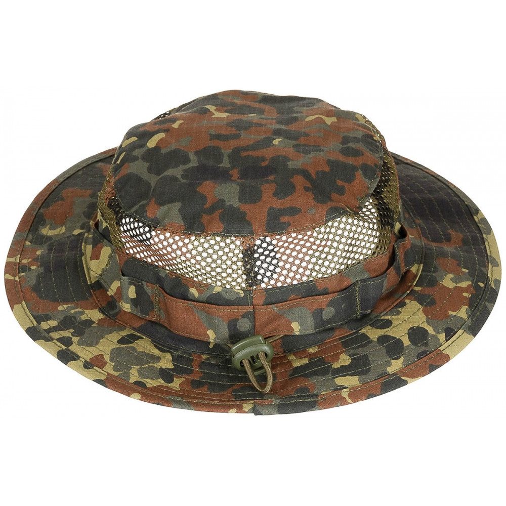 MFH Outdoorhut Boonie Hut mit Mesh-Einsätzen (klassischer Boonie Hut mit Netzeinsätzen für optimale Belüftung)