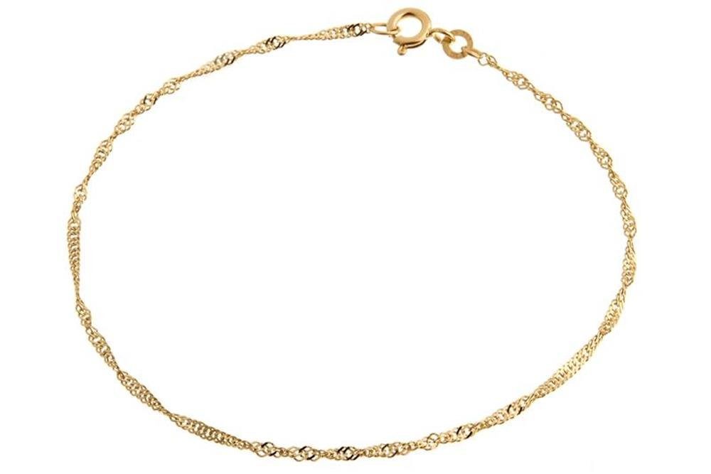 Silberkettenstore Goldarmband Singapurketten Armband 1,8mm - 333 Gold günstig online kaufen