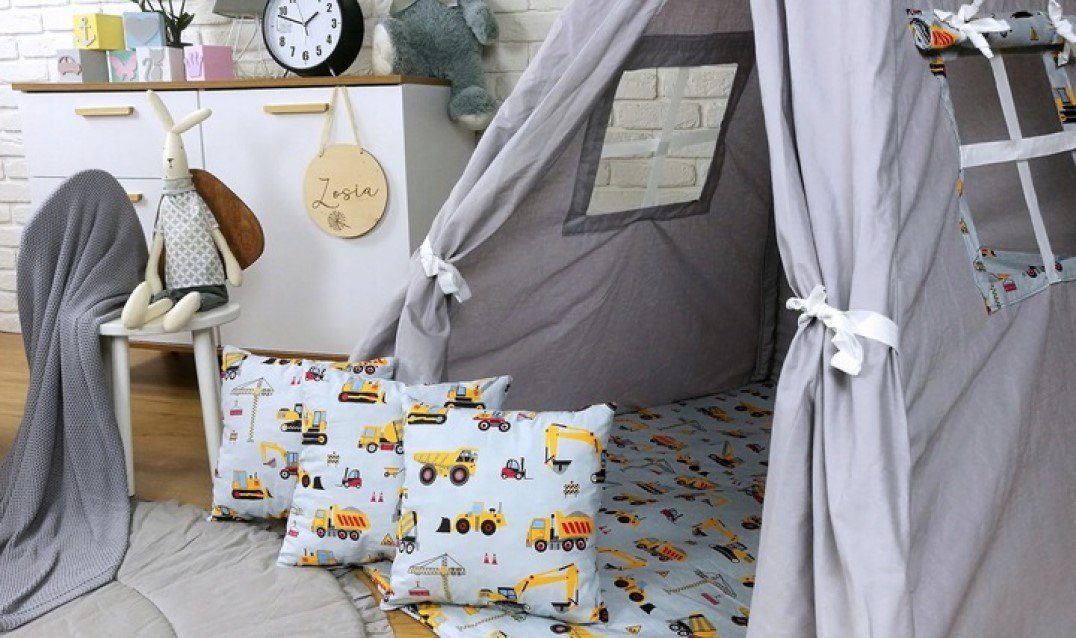 Pamek Tipi-Zelt Kinder Spielzelt Teepee Tipizelt Spielset für Kinder Bauste günstig online kaufen