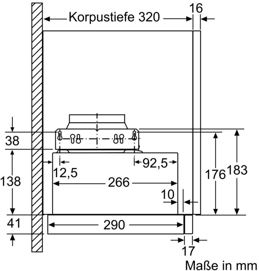 NEFF Flachschirmhaube D46BR22X1 Serie N 30 D46BR22X1