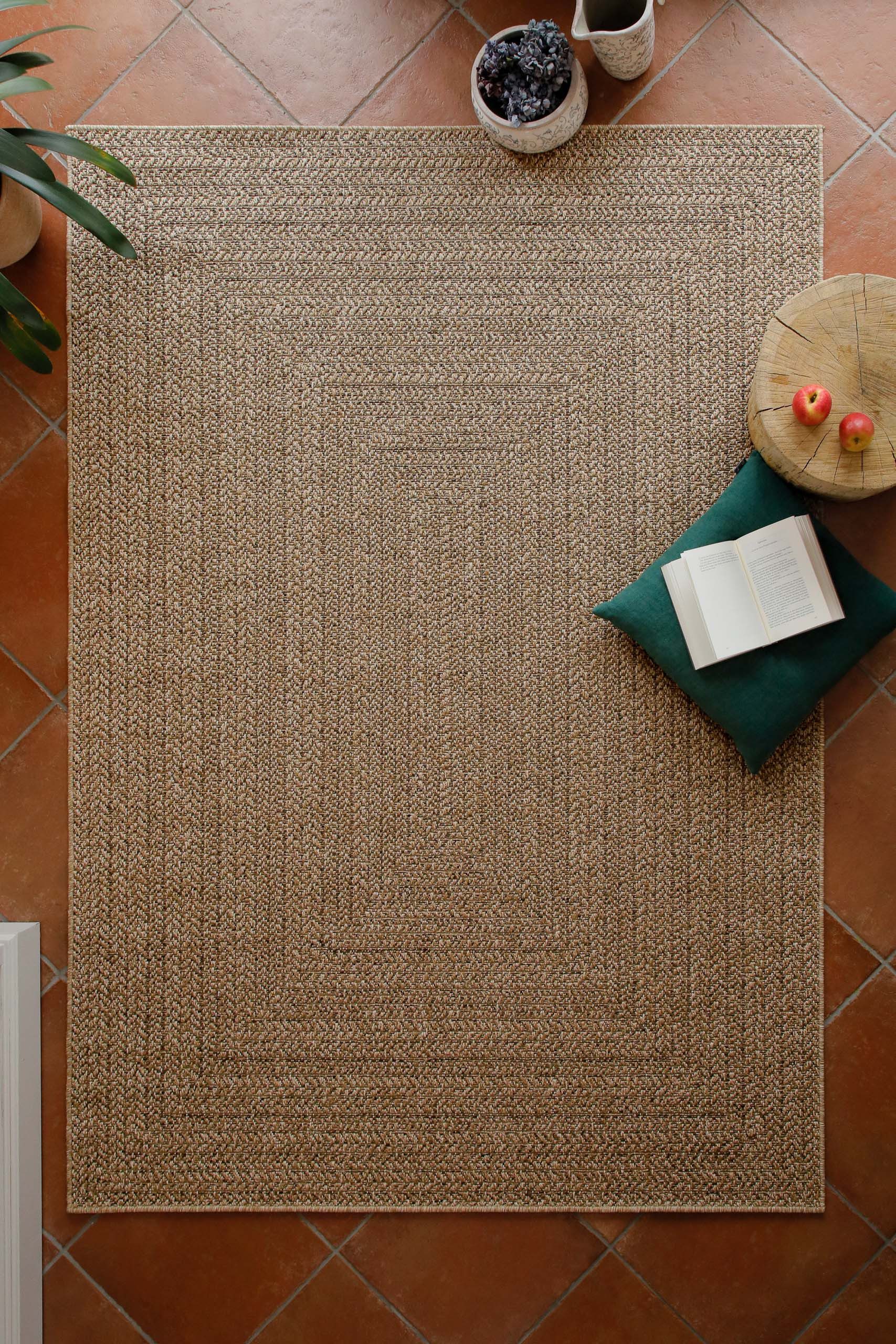 Wecon home Läufer Layo, rechteckig, Höhe: 6 mm, Flachgewebe, wetterfest, geometrisches Design, In- & Outdoor Teppich