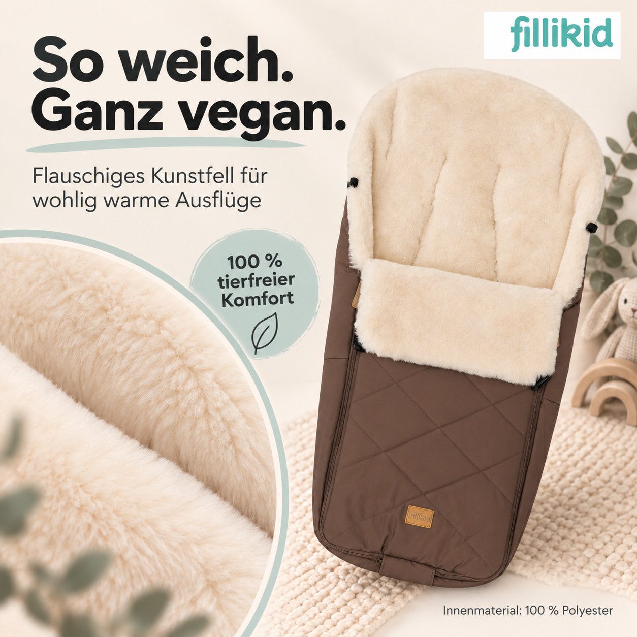 Fillikid Fußsack Winterfußsack Comfort Exclusiv – Bild 3 von 5