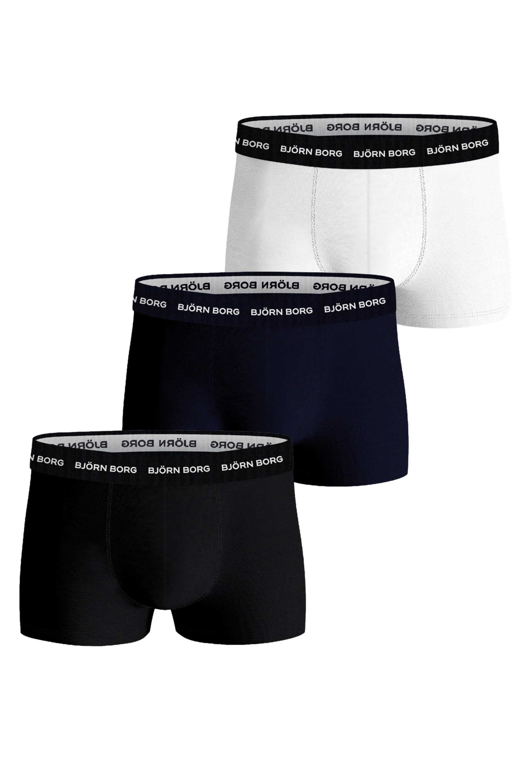 Björn Borg Boxershorts Boxershorts Unterhosen (3-St)