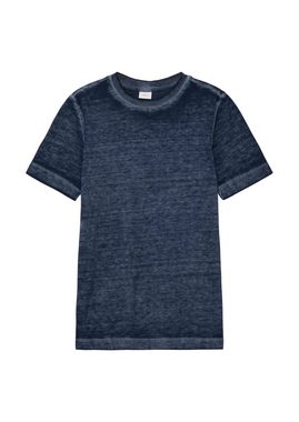 s.Oliver Kurzarmshirt T-Shirt mit Ausbrennermuster Waschung