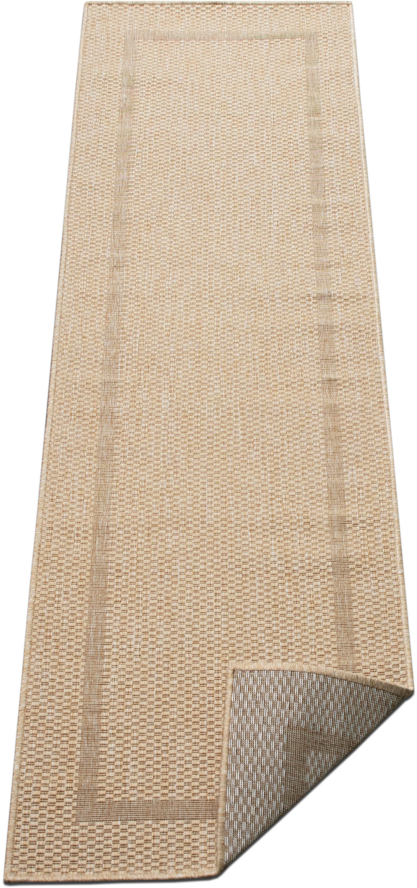 OTTO home Teppich Venedig Bordüre auch als Läufer erhältlich, rechteckig, Höhe: 3 mm, In- und Outdoor geeignet, Sisal-Optik, Wetterfest & UV-beständig – Bild 4 von 5