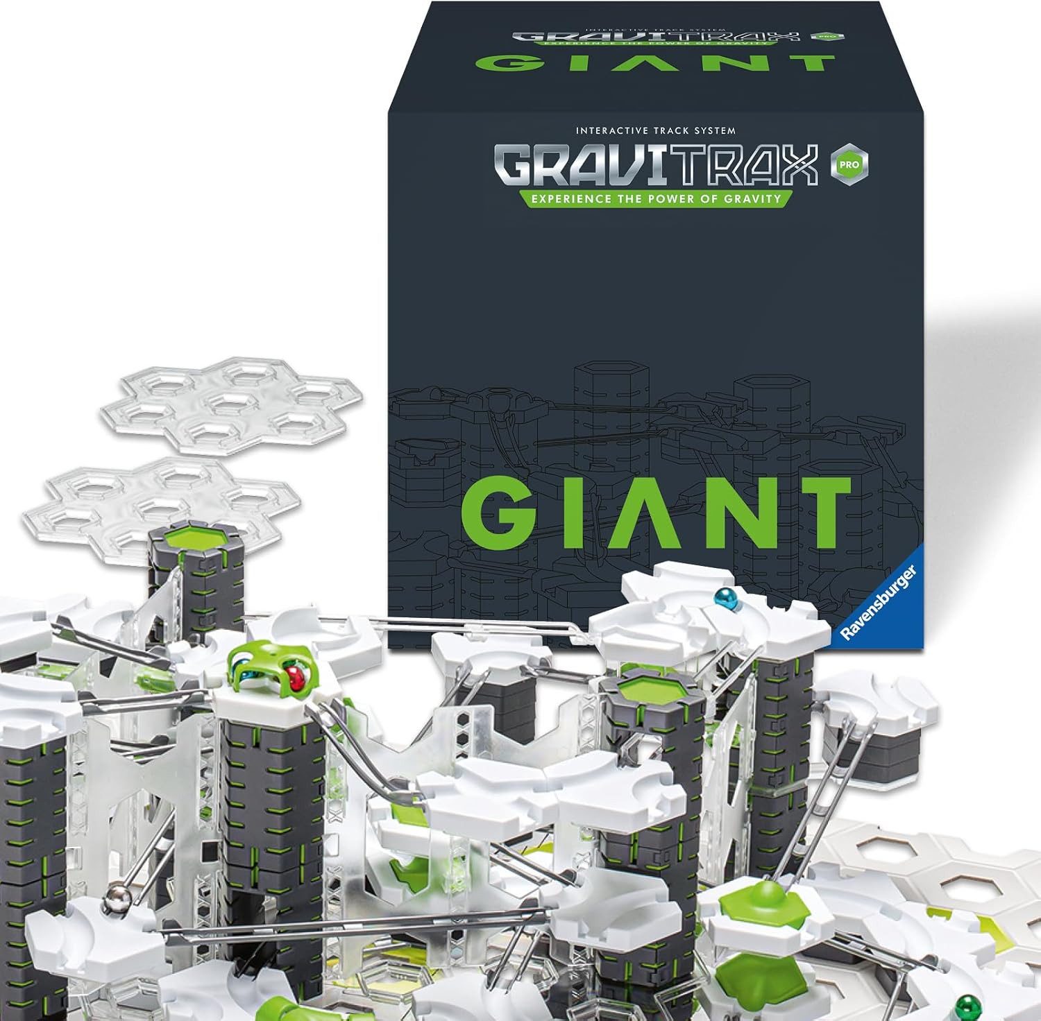 Ravensburger Kugelbahn GraviTrax PRO Starter-Set Giant- Erweiterbare Kugelbahn für Kinder