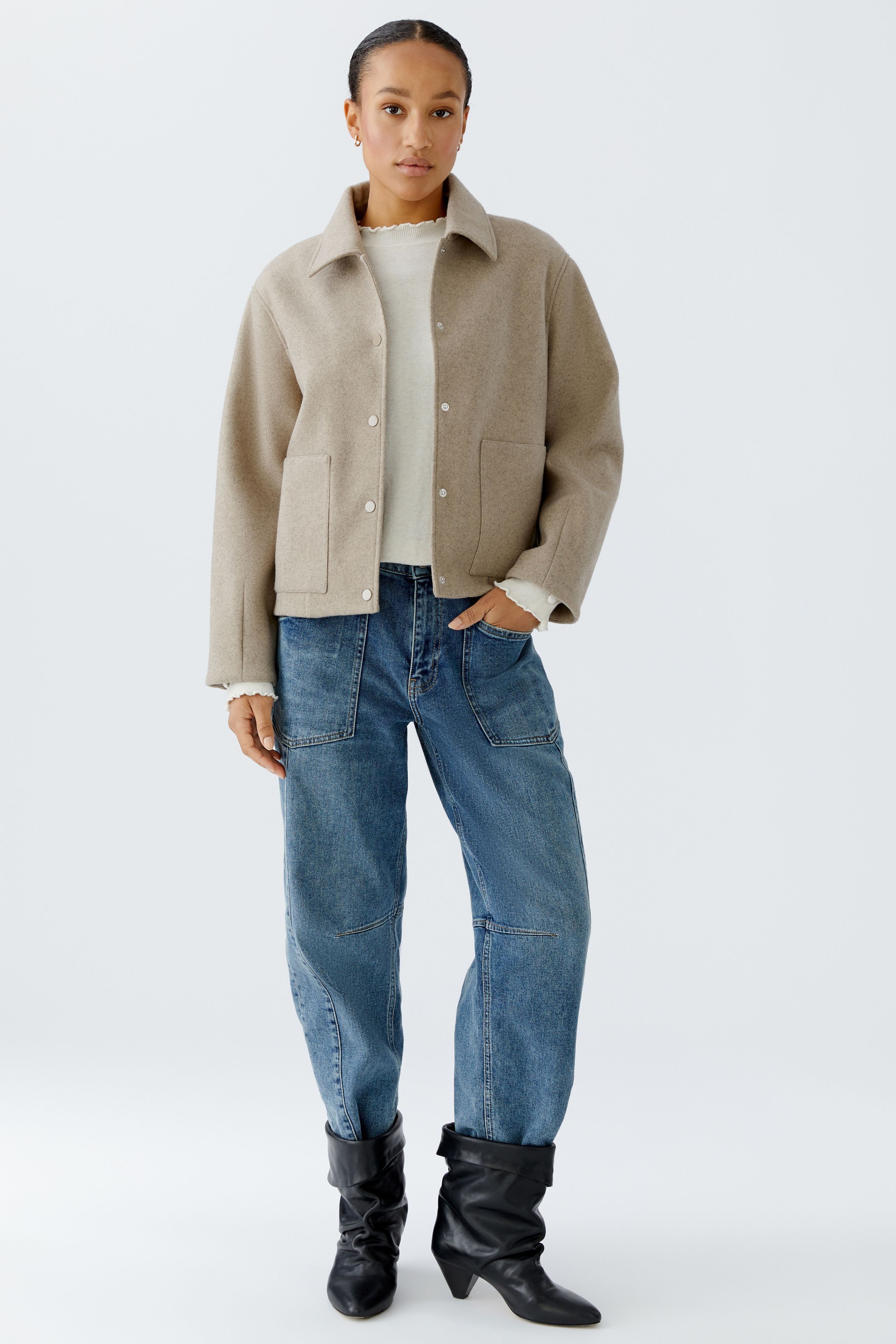 Oui Wolljacke