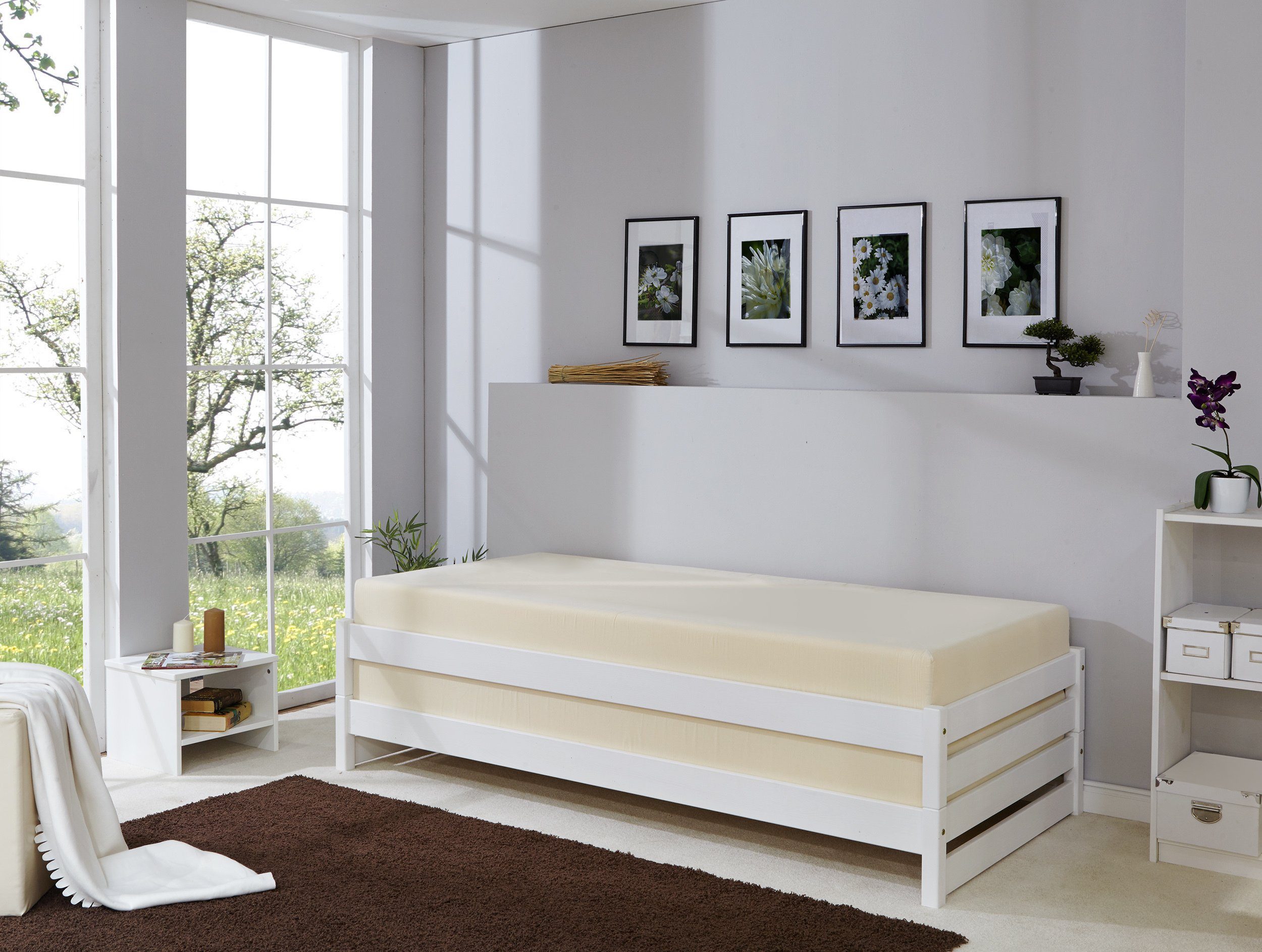 Ticaa Funktionsbett TiCAA Massivholz Stapelliege, Stapelbett, günstig online kaufen