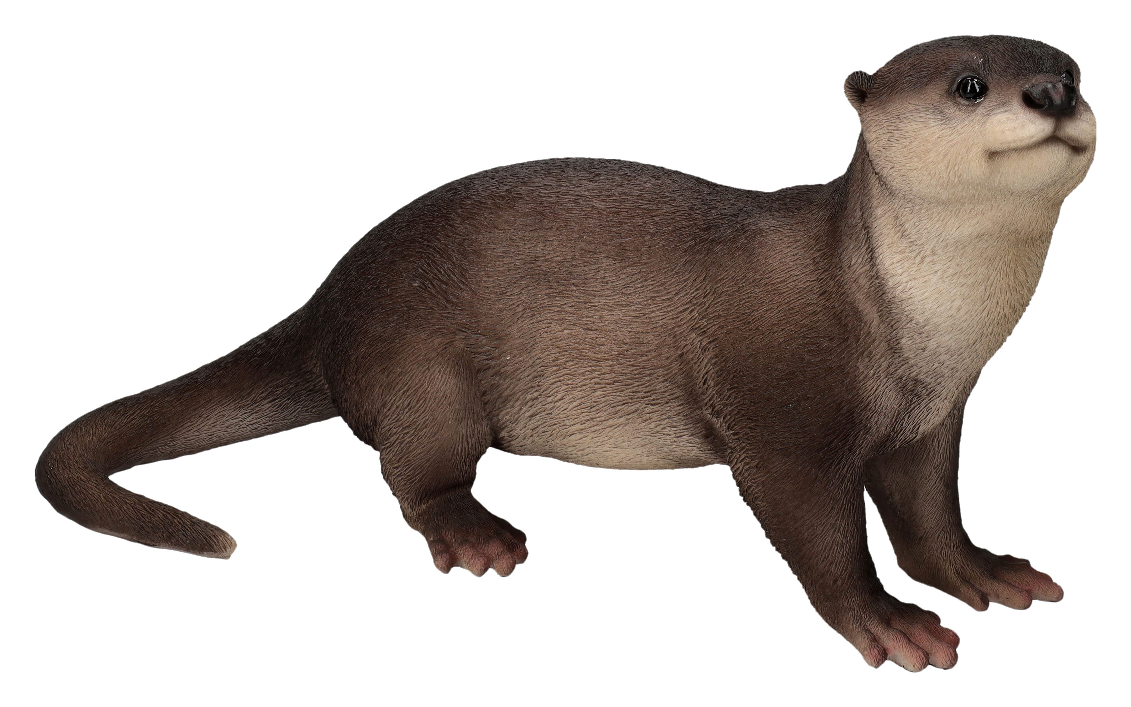 Gartenfigur Gartenfigur Otter - Fischotter - HotAnt - Gartenfigur Dekofigur Deko