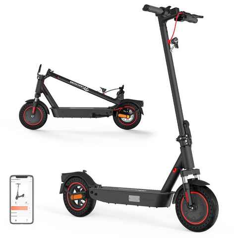 EVERCROSS TECH E-Scooter 10 ZOLL Klappbarer E-Roller mit ABE mit Schockabsorber, 20,00 km/h, mit Straßenzulassung Max 35km E-roller mit app max 20km/h Mit ABE