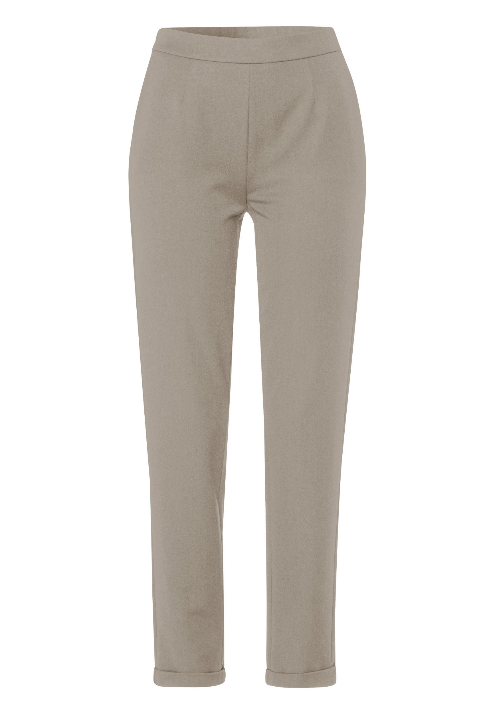 FRANK WALDER Stoffhose - Damen Hose - elegante Stretchhose mit elastischem Bund in Unifarbe
