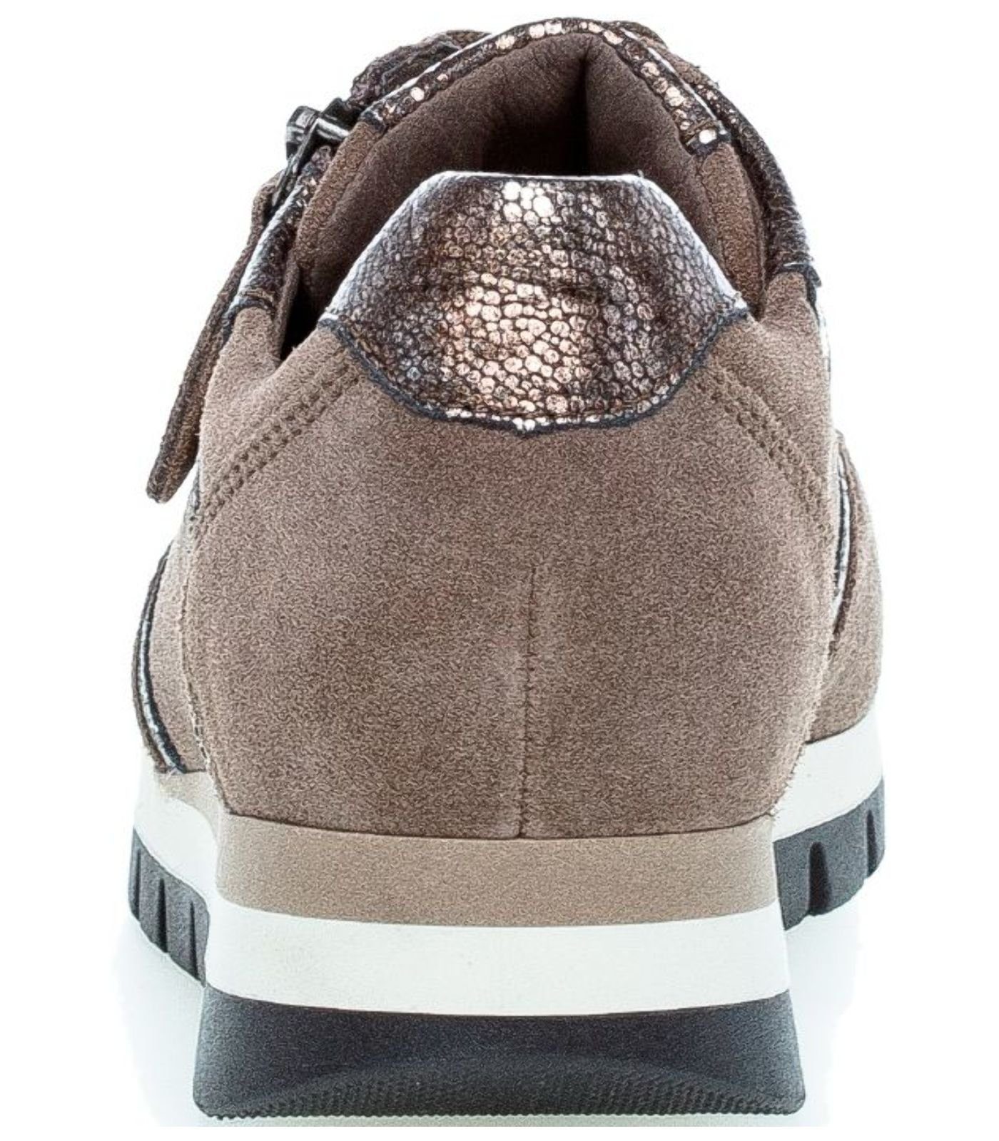 Gabor Veloursleder/Textil braun/bronce Sneaker Sneaker