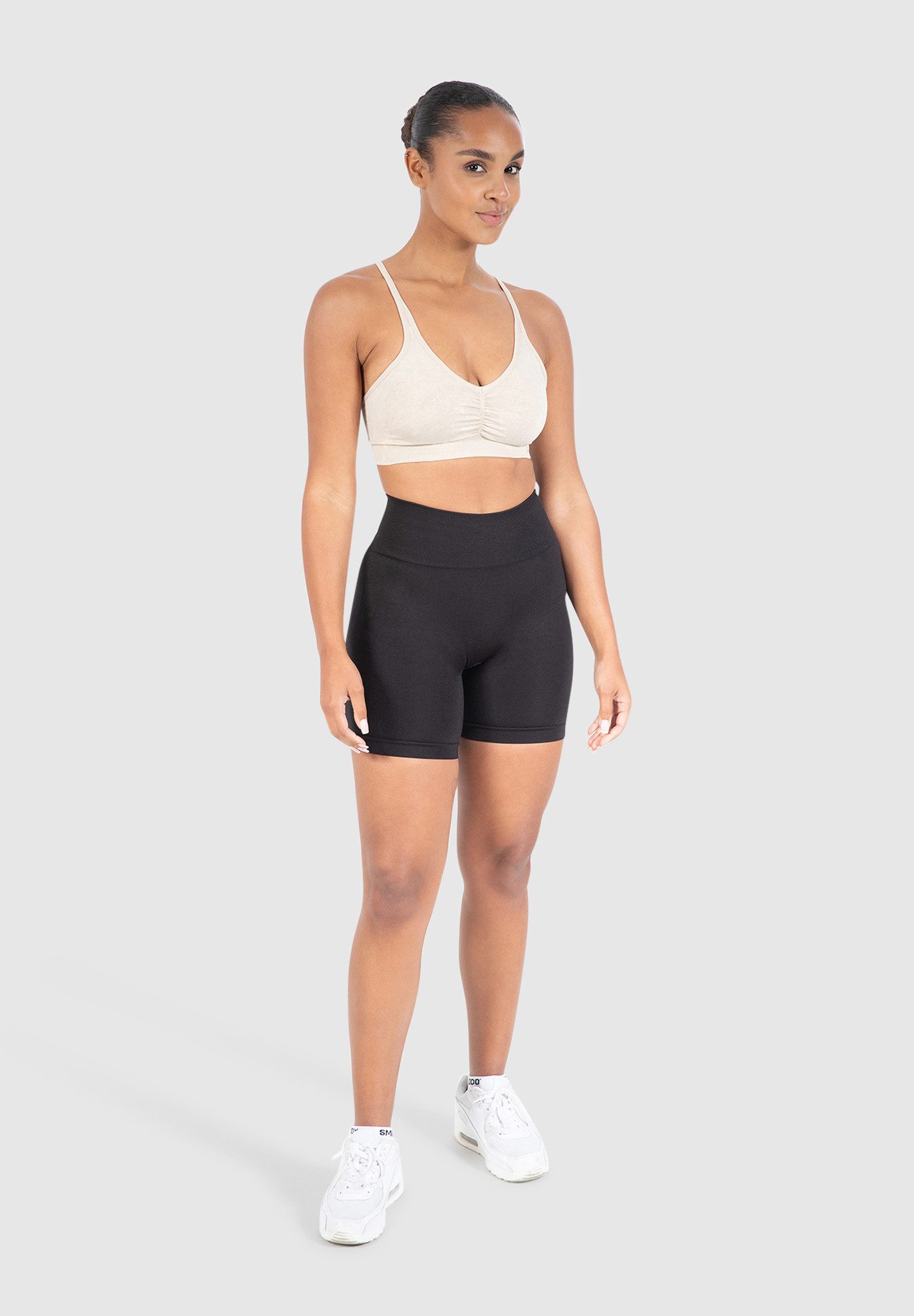 Smilodox Sport-BH Batik Scrunch Icon, Push Up BH ohne Bügel V-Ausschnitt Fi günstig online kaufen