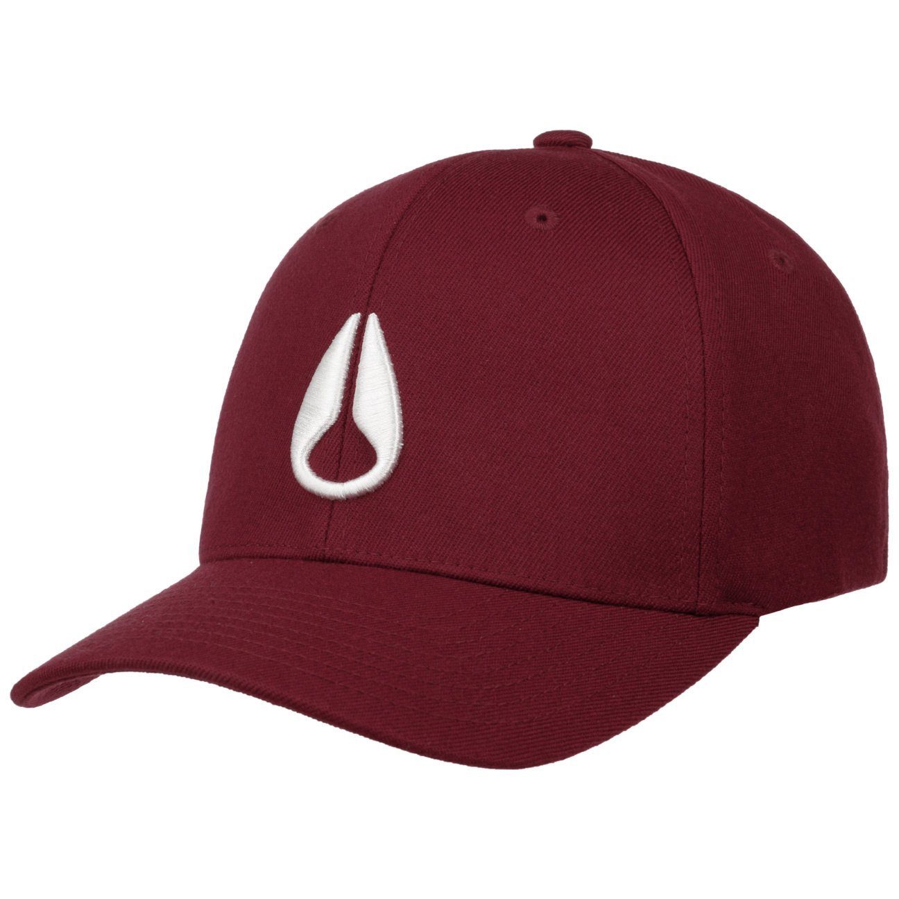 Nixon Baseball Cap (1-St) Fitted Cap Hinten geschlossen bordeaux