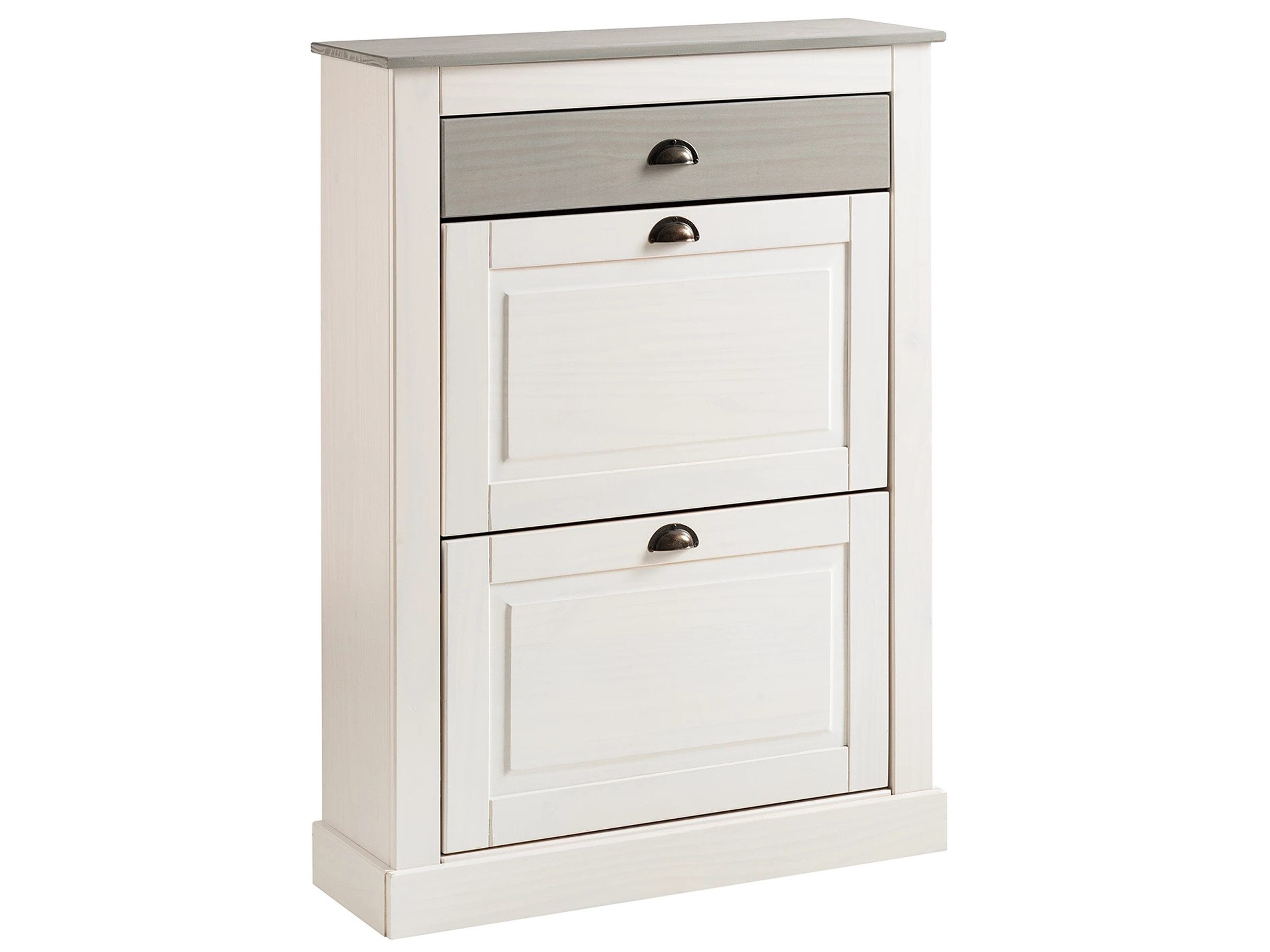 loft24 Schuhkipper Tommy, Schuhschrank, Schuhregal, Kiefer, Landhausstil günstig online kaufen