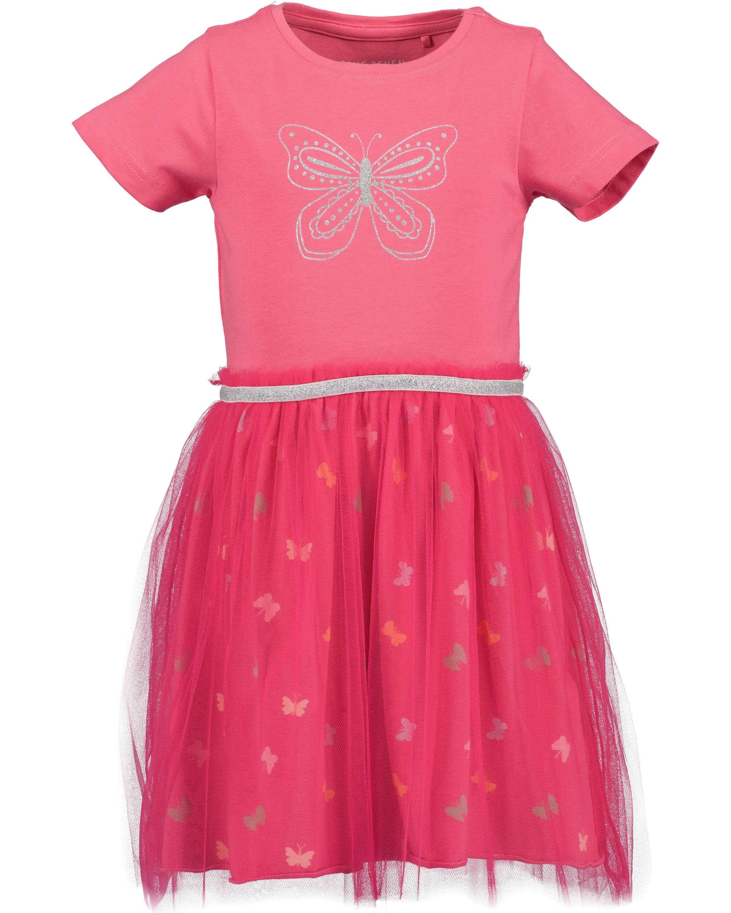 Blue Seven Jerseykleid Blue Seven Mädchen Tüllkleid mit Glitzer