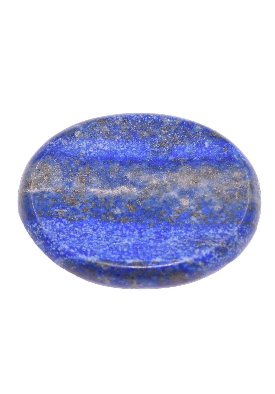 Firetti Edelstein Schmuck Geschenk Daumenstein / Worry Stone / Yogastein, (1-St), Lapislazuli