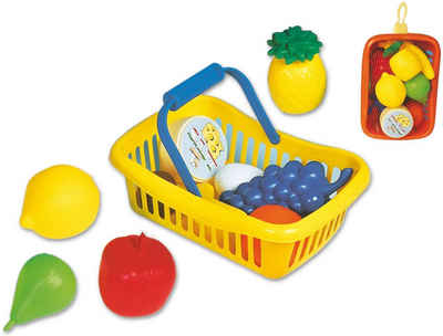 Dohany Spiel-Einkaufswagen Einkaufskorb Mini Spiellebensmittel Kaufladen