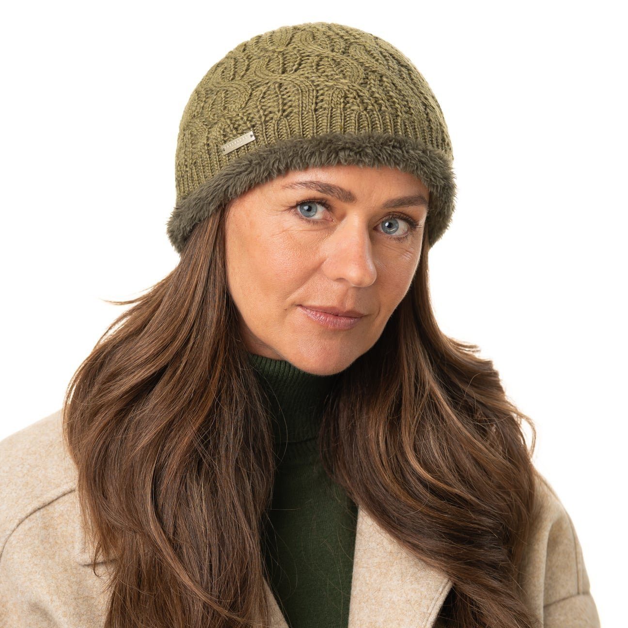 Seeberger Beanie (1-St) Damenmütze mit Futter günstig online kaufen