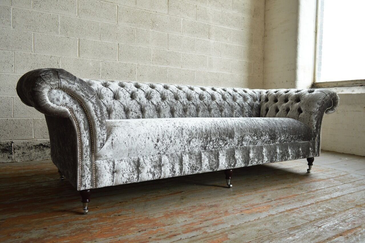 Sofa Sitzer Chesterfield Design 4 Couch JVmoebel Sofa Chesterfield-Sofa, 265 cm