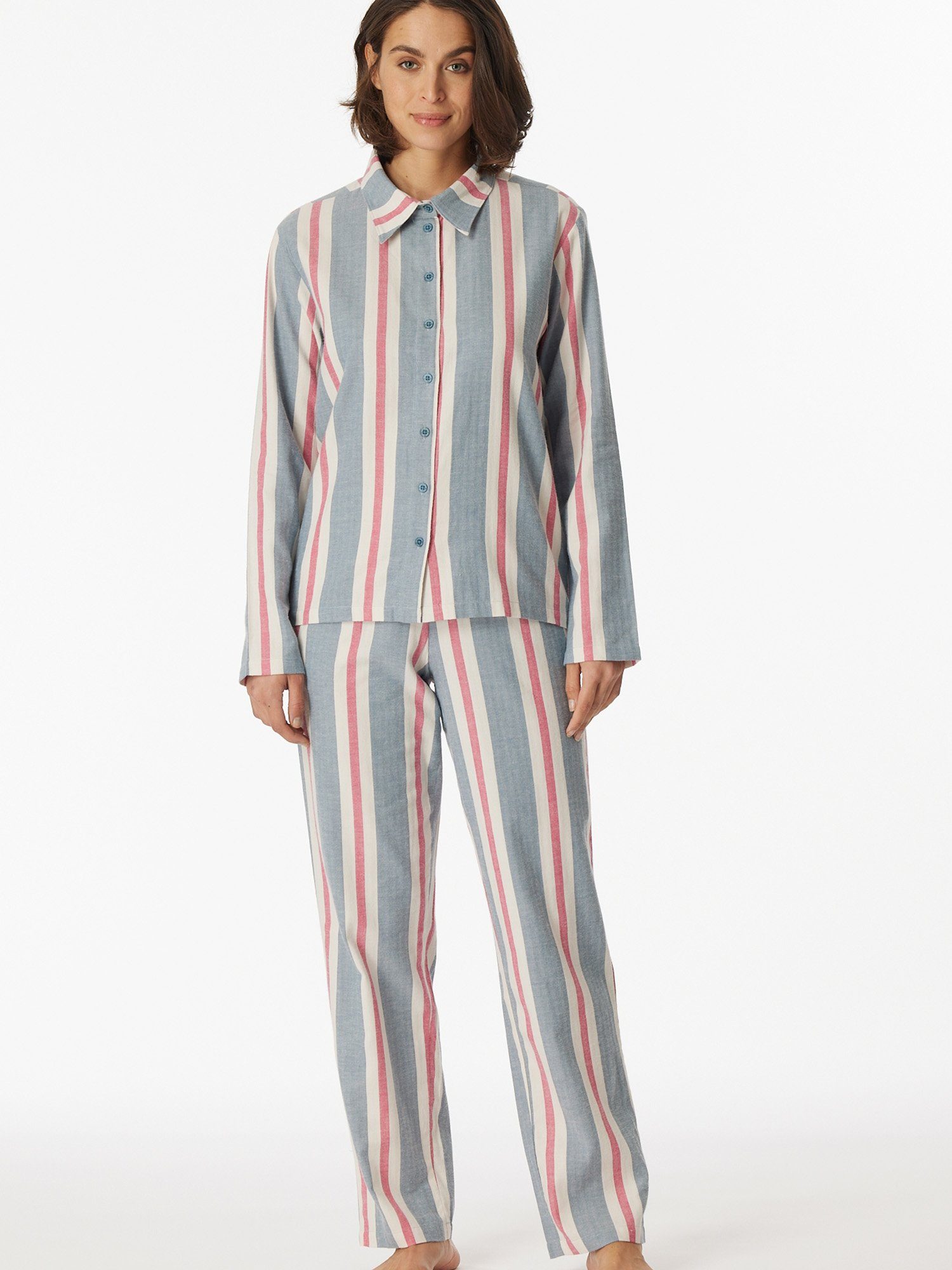 schlafmode Pyjama Premium multicolor Selected Schiesser pyjama schlafanzug
