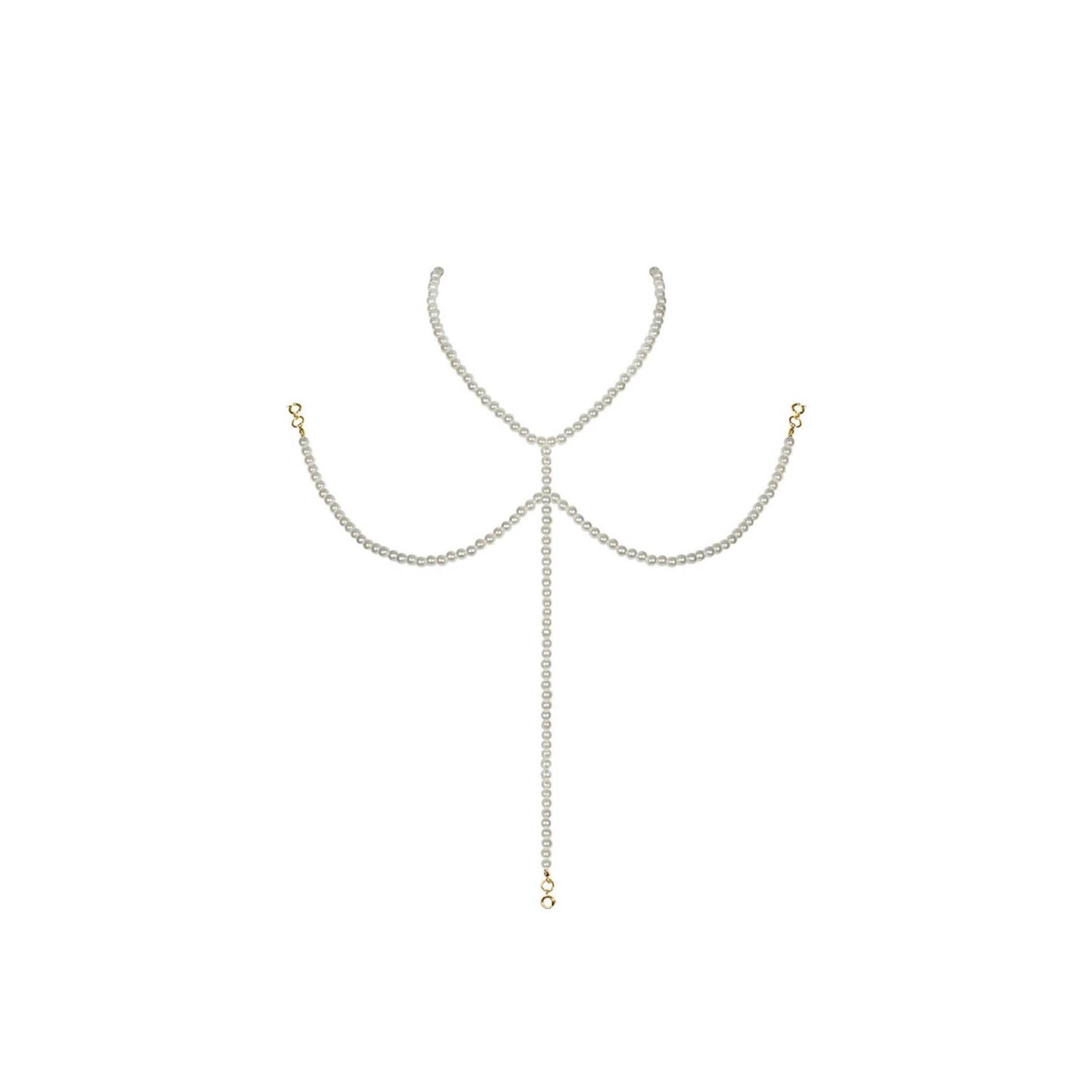 Obsessive Brustwarzenabdeckung OB A757 necklace pearl - (O/S)